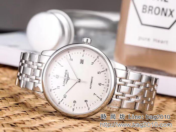 LONGINES浪琴 經典大三針 全自動機械 精品男士腕表 WSS0858